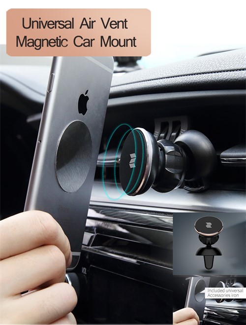 پایه نگهدارنده آهن ربایی راک اسپیس Rock Space Universal Air Vent Magnetic Car Mount