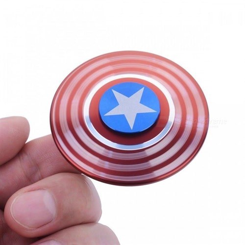 اسپینر فلزی طرح کاپیتان آمریکا Fidget Spinner Captain America