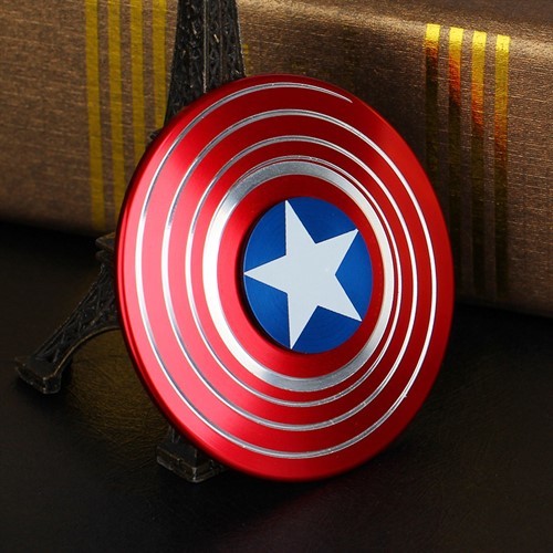 اسپینر فلزی طرح کاپیتان آمریکا Fidget Spinner Captain America