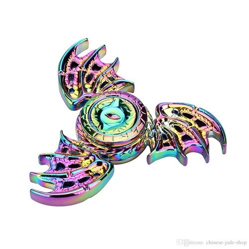 اسپینر فلزی دراگون رنگین کمانی Fidget Spinner Metal Dragon Fly Rainbow