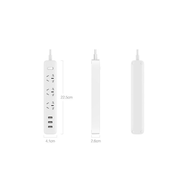 سه راهی برق USB دار شیائومی Xiaomi XMCXB01QM Power Strip