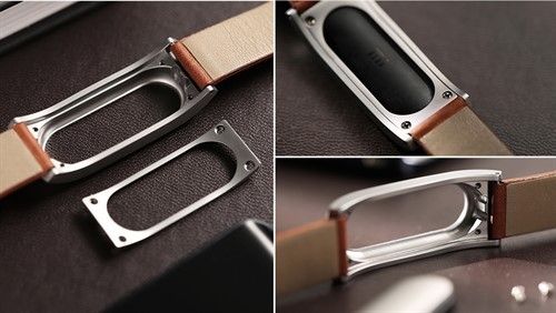 بند چرمی دستبند هوشمند شیائومی مدل Mi Band 2 Leather Strap-10