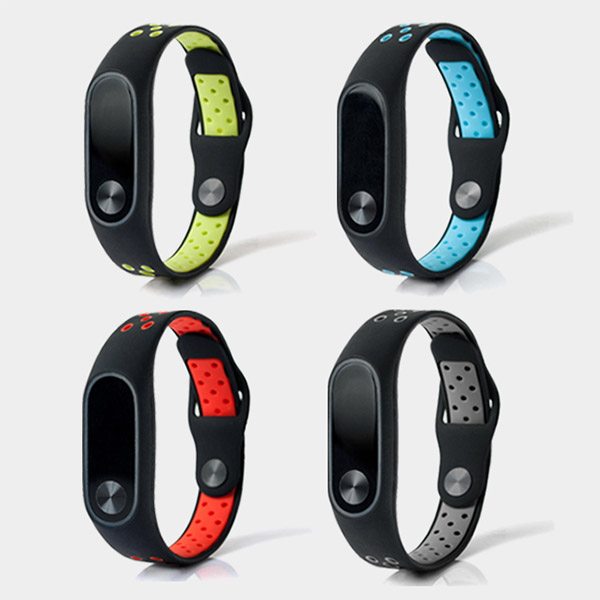 بند سیلیکونی طرح نایکی دستبند سامتی شیائومی Mi Band 2 Ventilate Nike