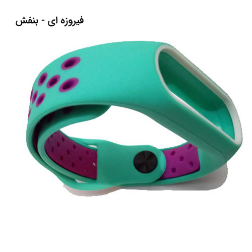 بند سیلیکونی طرح نایکی دستبند سلامتی شیائومی Mi Band 2 Ventilate Nike