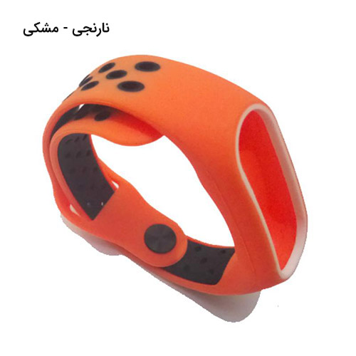 بند سیلیکونی طرح نایکی دستبند سلامتی شیائومی Mi Band 2 Ventilate Nike