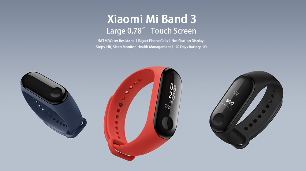 دستبند هوشمند سلامتی شیائومی Xiaomi Mi Band 3