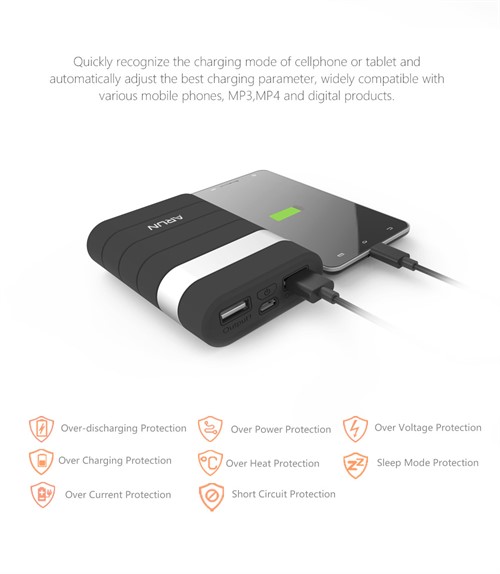 پاوربانک 9000 میلی آمپر آرون ARUN Y303