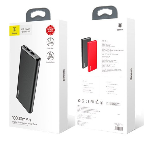 پاوربانک 10000 میلی آمپر بیسوس Baseus M10 Gaven