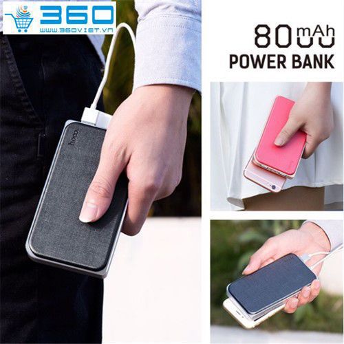 پاوربانک 8000 میلی آمپر هوکو مدل Hoco B14 Leatherwear