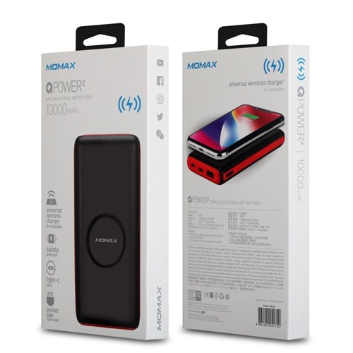 پاوربانک وایرلس 10000 میلی آمپر مومکس Momax QPower 2 IP81