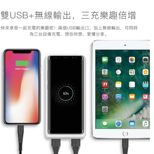 پاوربانک وایرلس 20000 میلی آمپر مومکس Momax QPower 2X IP82