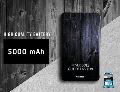 پاوربانک 5000 میلی آمپر پرودا ریمکس مدل PPP-14 TK-003