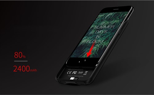 کاور و پاوربانک 3400 میلی آمپر ریمکس PN-02 برای Apple iPhone 7 Plus