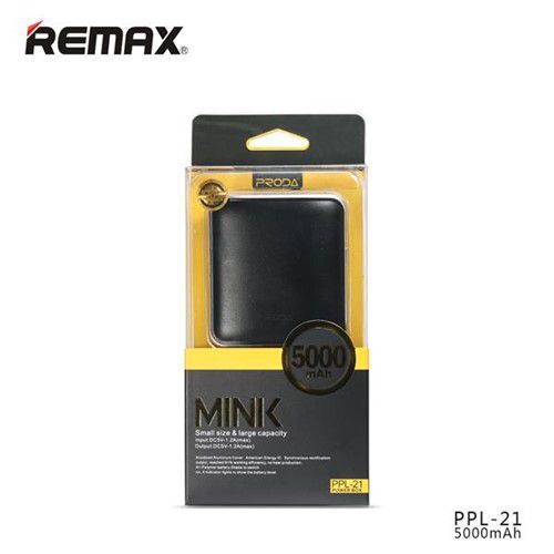 پاوربانک 5000 میلی آمپر ریمکس Mink PPL-21