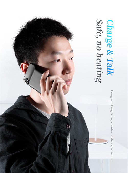 بک کاور و پاوربانک 6000 میلی آمپر راک ROCK P41 مخصوص آیفون X