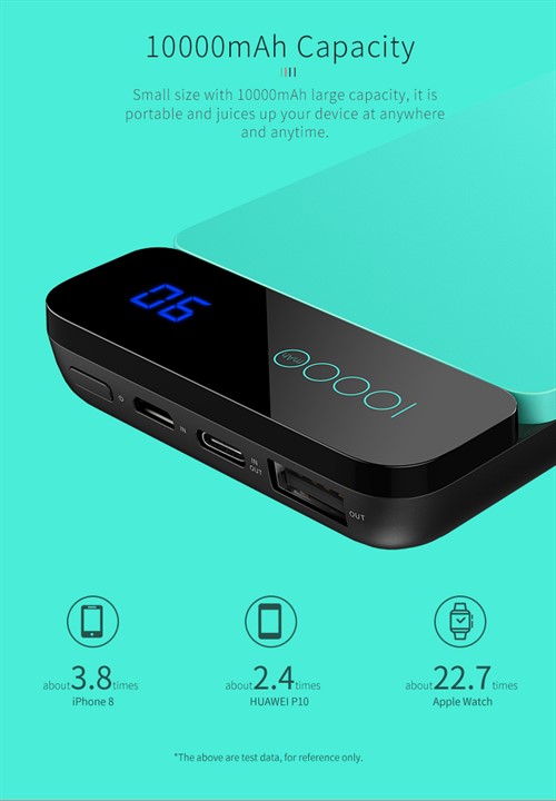 پاوربانک 10000 میلی آمپر راک Rock P38