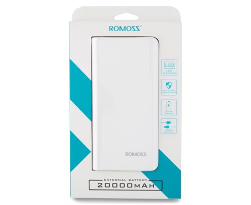 پاوربانک 20000 میلی آمپر روموس Romoss Sense 6 LED PH80