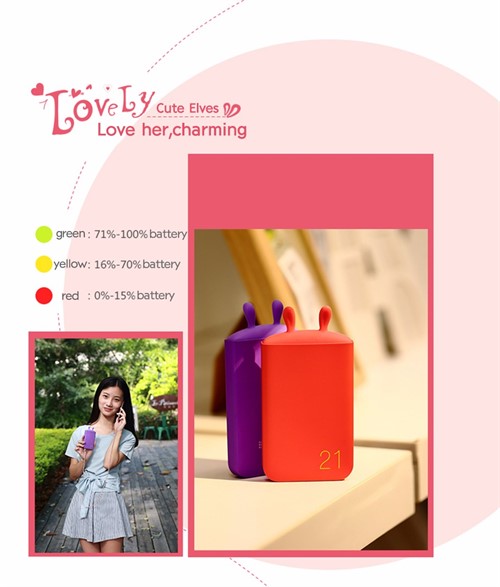 پاوربانک 6000 میلی آمپر فانتزی روموس Romoss Lovely-ELF LE06