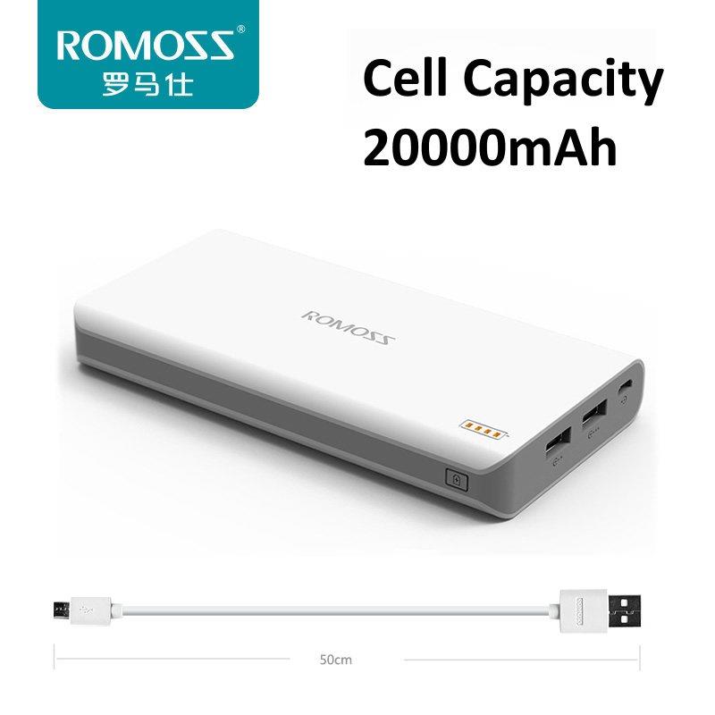 پاوربانک 20000 میلی آمپر روموس Romoss Sense 6 PH80