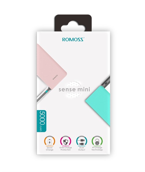 پاوربانک 5000 میلی آمپر روموس Romoss Sense Mini