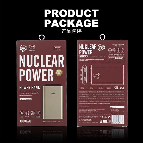 پاوربانک 10000 میلی آمپر دبلیو کی WK WP-016 NUCLEAR