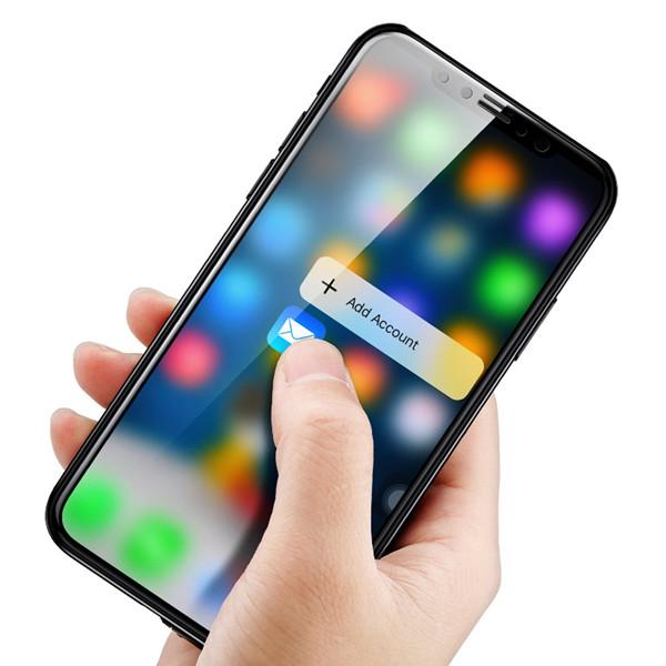 محافظ صفحه نمایش شیشه ای پشت و رو بیسوس آیفون Baseus Glass Film Set Apple iPhone X