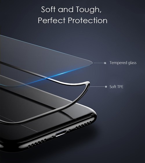 محافظ صفحه نمایش شیشه ای بیسوس آیفون Baseus Silk-screen Anti-blue Apple iPhone X