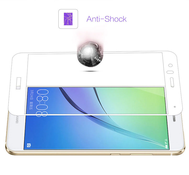 محافظ صفحه نمایش شیشه ای تمام صفحه و خمیده مارک رمو مناسب Huawei Nova 2 Plus