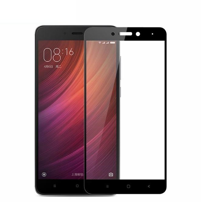 محافظ صفحه نمایش شیشه ای تمام صفحه مناسب Xiaomi Redmi Note 4X