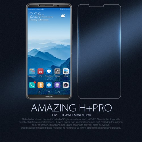 محافظ صفحه نمایش شیشه ای نیلکین H+ Pro Glass Huawei Mate 10 Pro