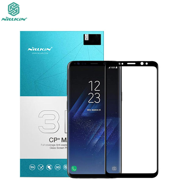 محافظ صفحه نمایش شیشه ای نیلکین سامسونگ Nillkin 3D CP+ Max Samsung Galaxy S9