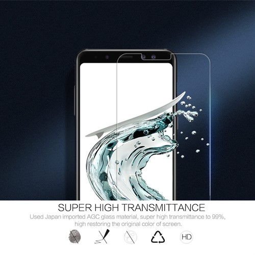 محافظ صفحه نمایش شیشه ای نیلکین سامسونگ Nillkin H+ Pro Glass Samsung Galaxy A8 2018