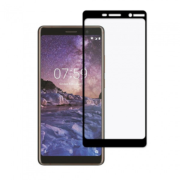 محافظ صفحه نمایش نانو تمام صفحه Nokia 7 Plus