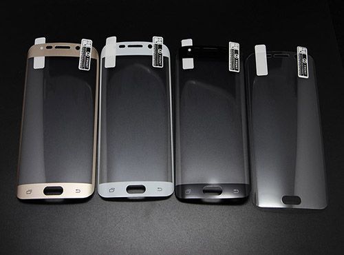 برچسب رنگی خمیده صفحه نمایش نانو Samsung Galaxy S6 Edge Plus