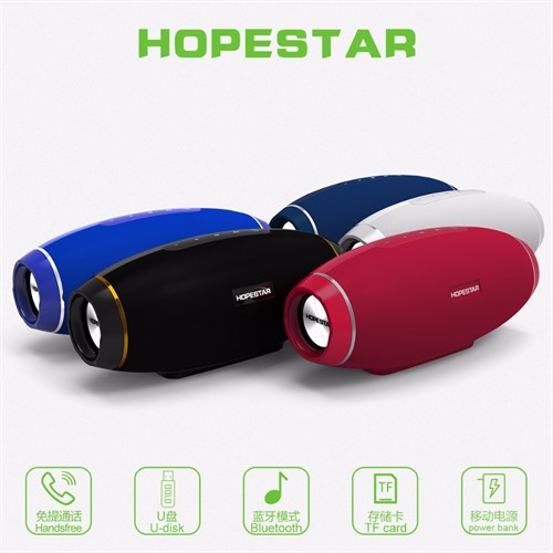 اسپیکر بلوتوث ضد رطوبت و پاوربانک هاپ استار HopeStar H20