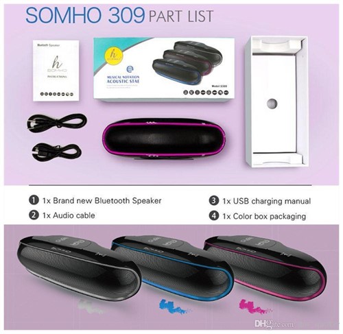 اسپیکر بلوتوث سومهو Somho S309