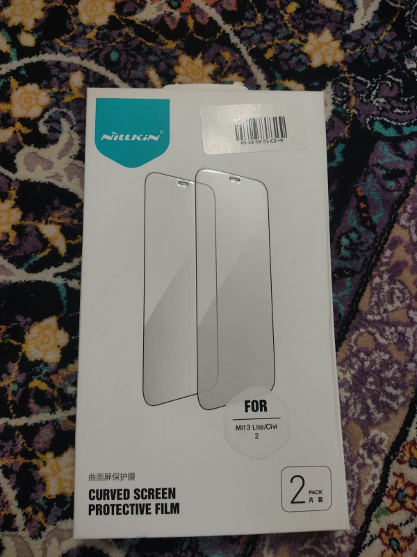 پک 2تایی محافظ صفحه خمیده تمام صفحه تمام چسب نیلکین Xiaomi 13 Lite / Civi 2 Nillkin Impact Film