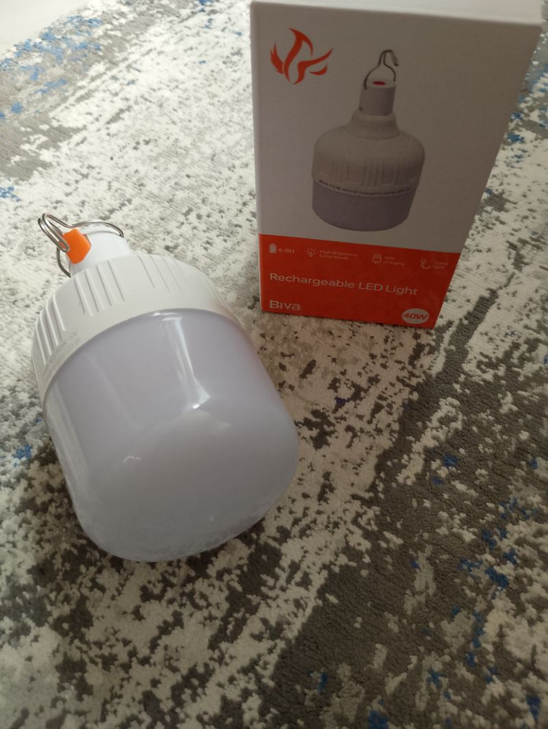 لامپ آویزدار شارژی بیوا Biva LED-01 40W Rechargable LED Light