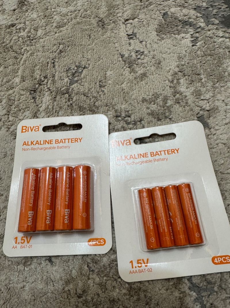 پک 4 تایی باتری قلمی بیوا Biva BAT-01 Alkaline Battery