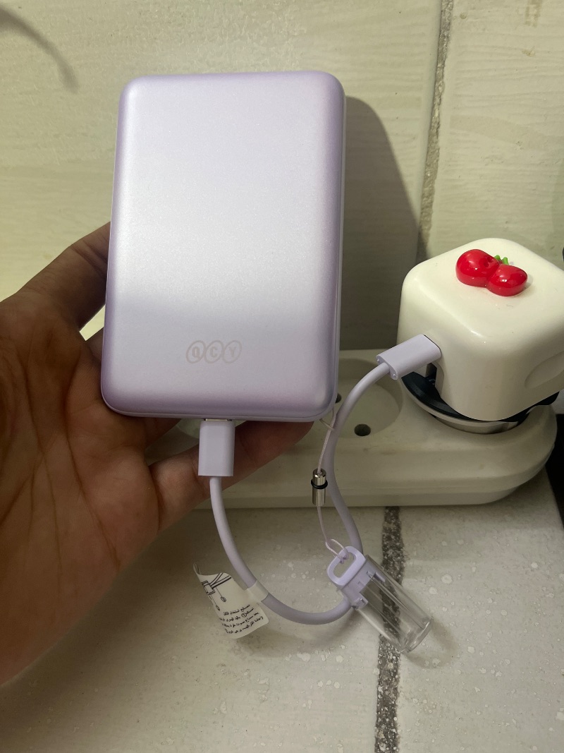 پاوربانک وایرلس 10000 مگ سیف کیو سی وای QCY PBW10A توان 22.5 وات