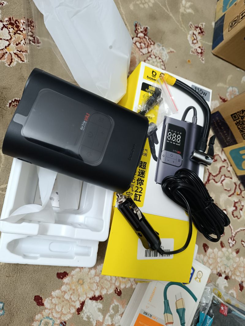 کمپرسور باد بیسوس Baseus C0119700 GoTrip VA1 Super توان 110 وات