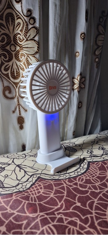 پنکه رومیزی شارژی بیوا Biva FA-01 Phone Stand Handheld Mini Fan