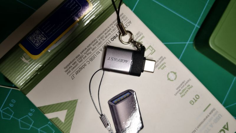 تبدیل OTG تایپ سی به USB3.0 ایس فست ACEFAST J7 Acewire Pro