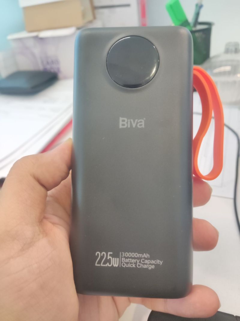 پاوربانک 30000 بیوا Biva BP-049 توان 22.5 وات همراه با کابل متصل