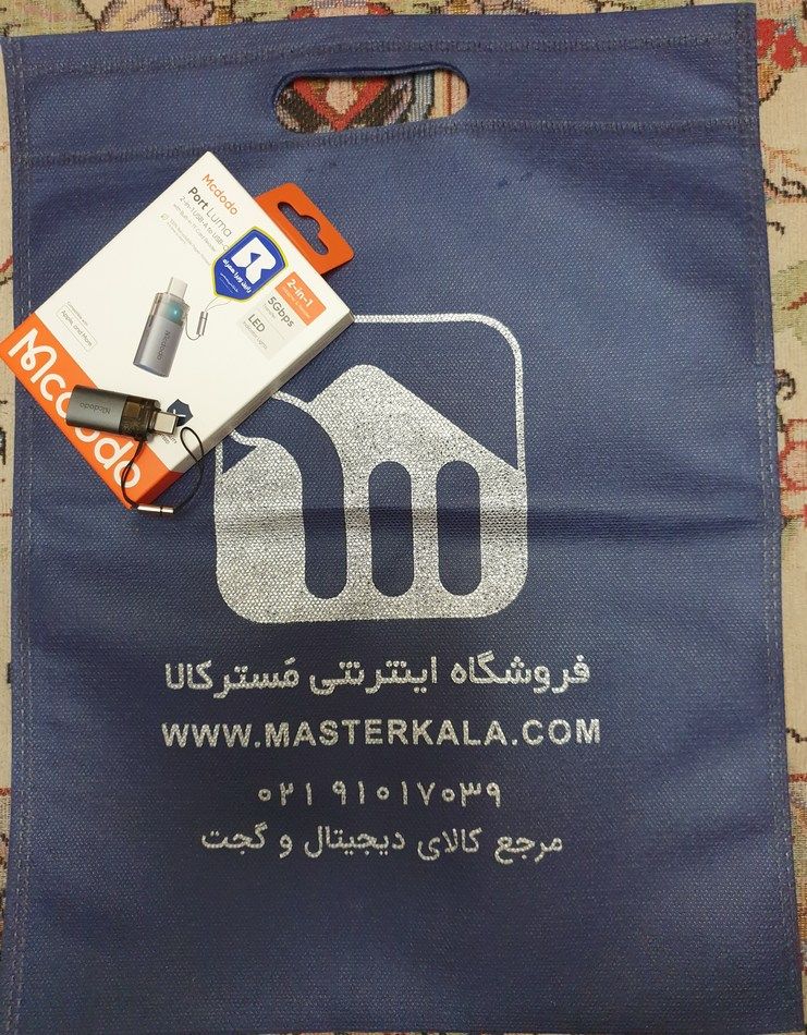 تبدیل OTG تایپ سی به USB3.0 و رم ریدر مک دودو Mcdodo OT-7600