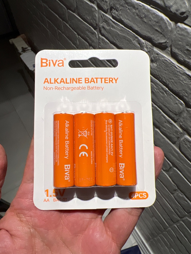 پک 4 تایی باتری قلمی بیوا Biva BAT-01 Alkaline Battery