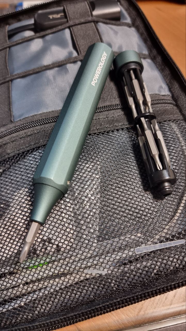 پیچ گوشتی پاورولوژی Powerology 22 Bits Screwdriver Set With Internal Storage P23N1PSBK دارای 22 سری