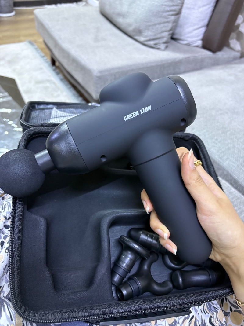 ماساژور تفنگی گرین لاین Green Lion Wave Massage Gun GNWVEMASGUNBK