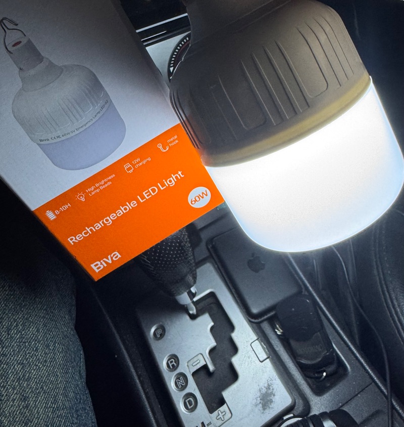 لامپ آویزدار شارژی بیوا Biva LED-02 60W Rechargable LED Light