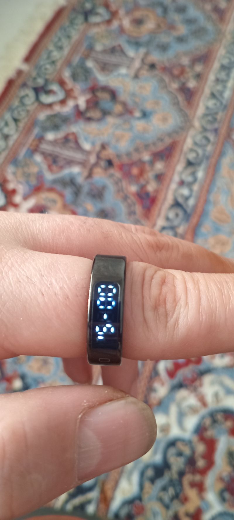 حلقه هوشمند بیوا Biva Ring-02 LED Smart Ring دارای صفحه نمایش